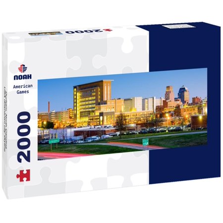 Noah Jigsaw Puzzle Durham, North Carolina, USA downtown city skyline panorama 2000 pieces
