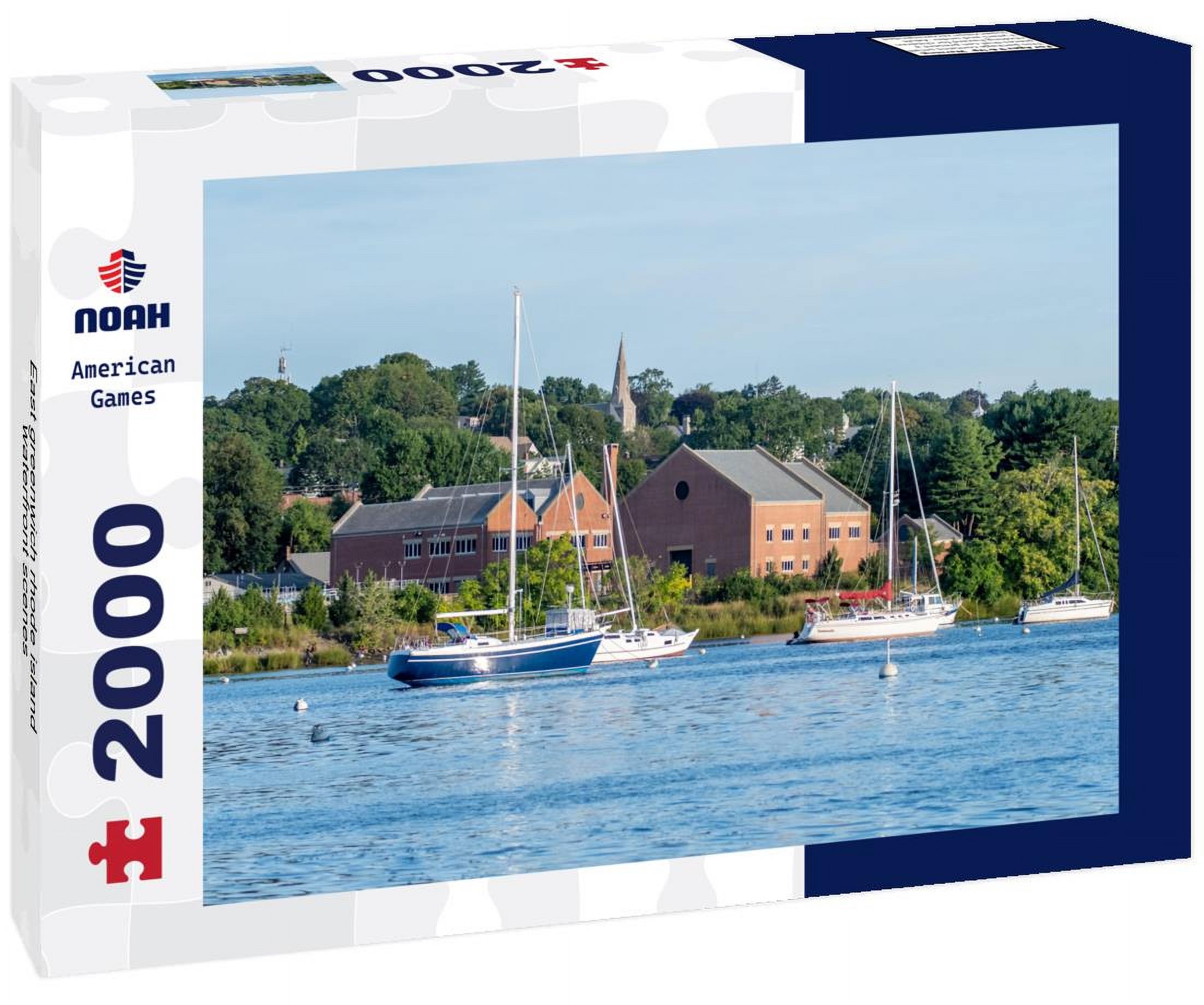 Noah Jigsaw Puzzle East greenwich rhode island waterfront scenes 2000