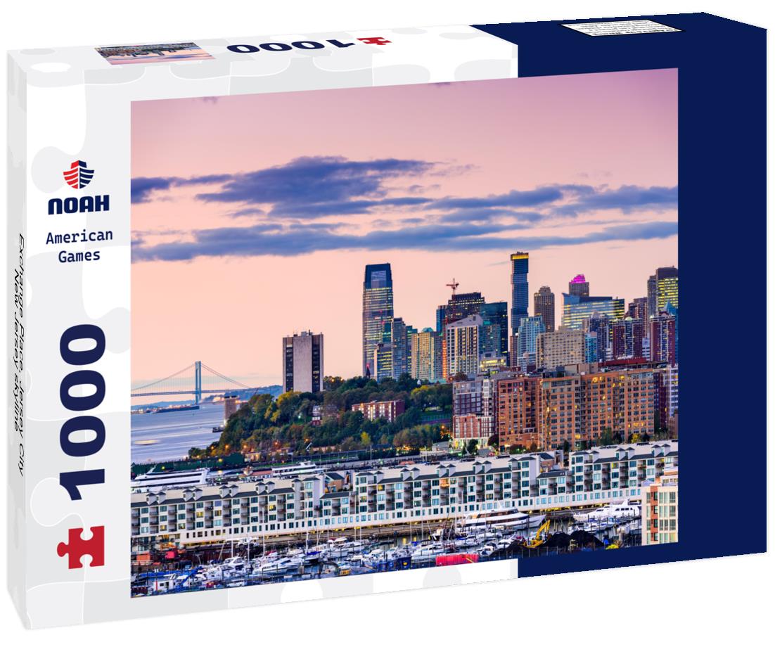 Noah Jigsaw Puzzle Exchange Place, Jersey City, New Jersey skyline 1000