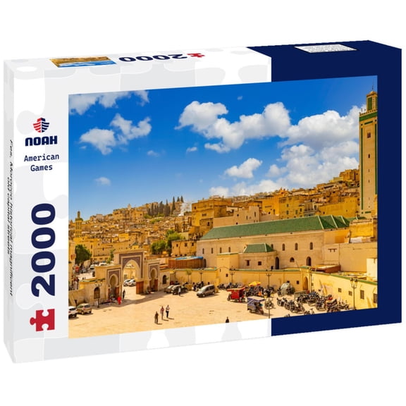 Noah Jigsaw Puzzle Fes, Morocco historical magnificent old capital streets 2000 pieces