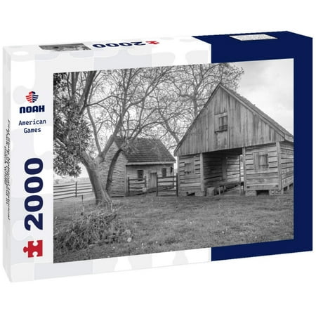 Noah Jigsaw Puzzle First State National Historical Park, Fort Christina in black white 2000 pieces