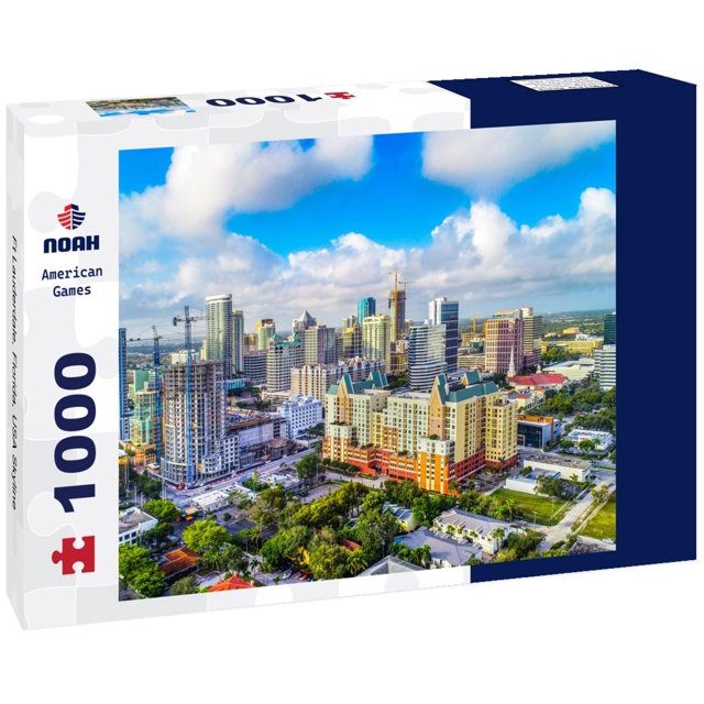 Noah Jigsaw Puzzle Ft Lauderdale, Florida, USA Skyline 1000 pieces