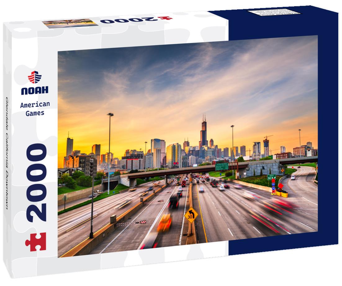 Noah Jigsaw Puzzle Glendale California Downtown 2000 pieces