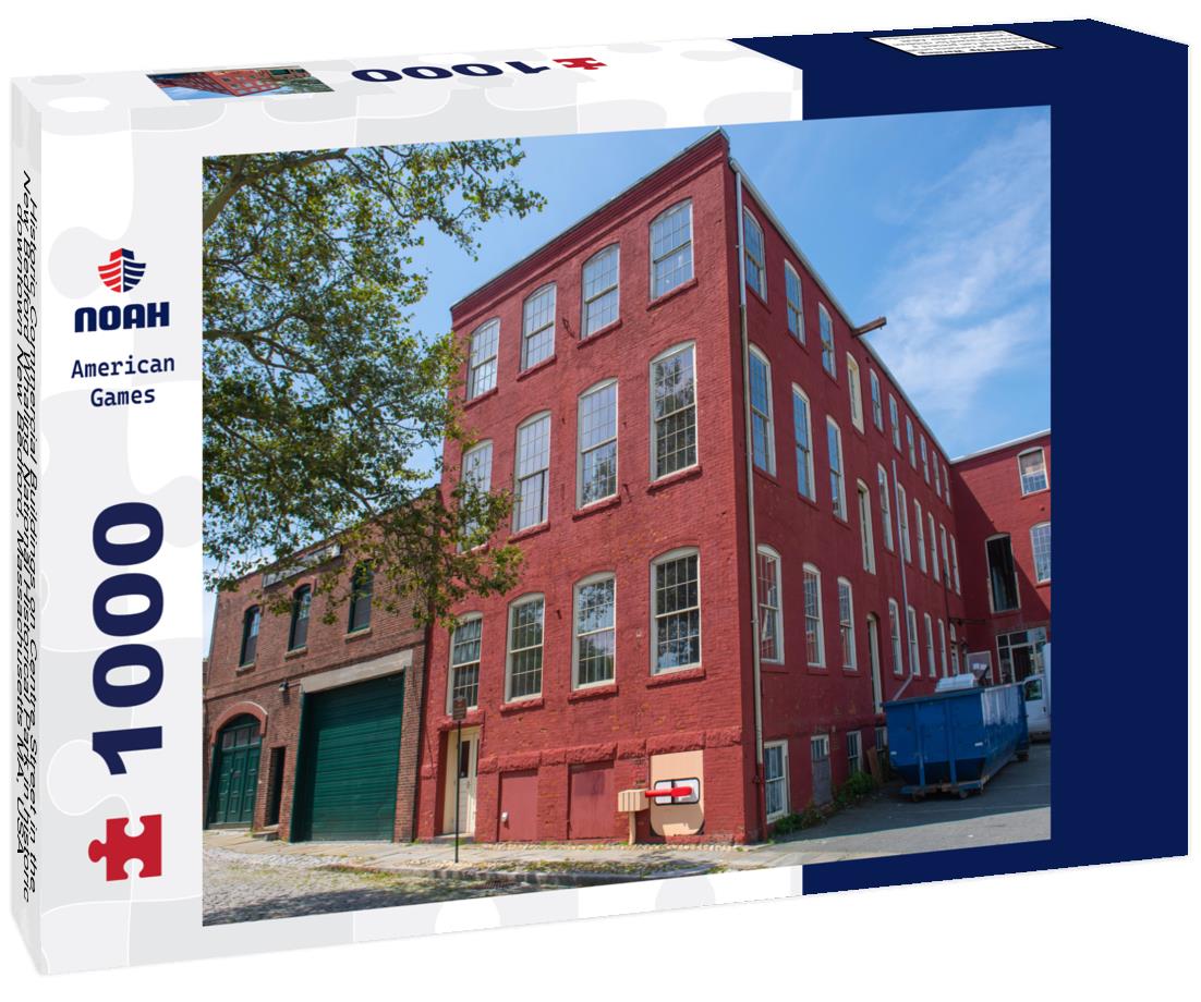 Noah Jigsaw Puzzle Historic Commercial Buildings on Centre Street in the New Bedford Whaling