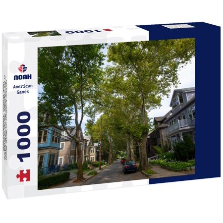 Noah Jigsaw Puzzle Historic buildings on Beals Street in the Coolidge Corner of Brookline near Boston, Massachusetts 1000 pieces