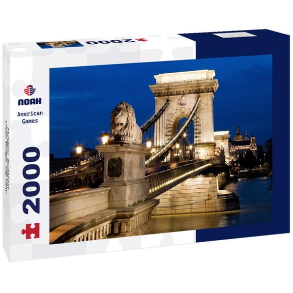 Noah Jigsaw Puzzle Hungary, Budapest, Chain Bridge. city view 2000 Pieces
