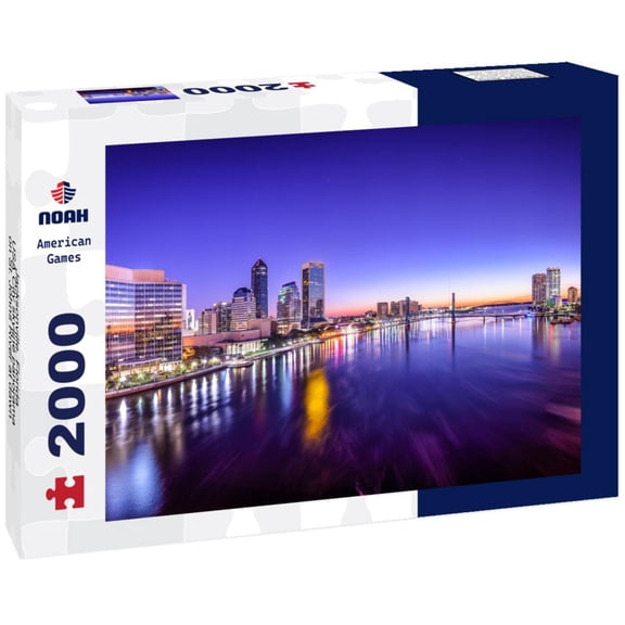 Noah Jigsaw Puzzle Jacksonville, Florida, USA City skyline panorama on St. Johns River at dawn 2000 pieces