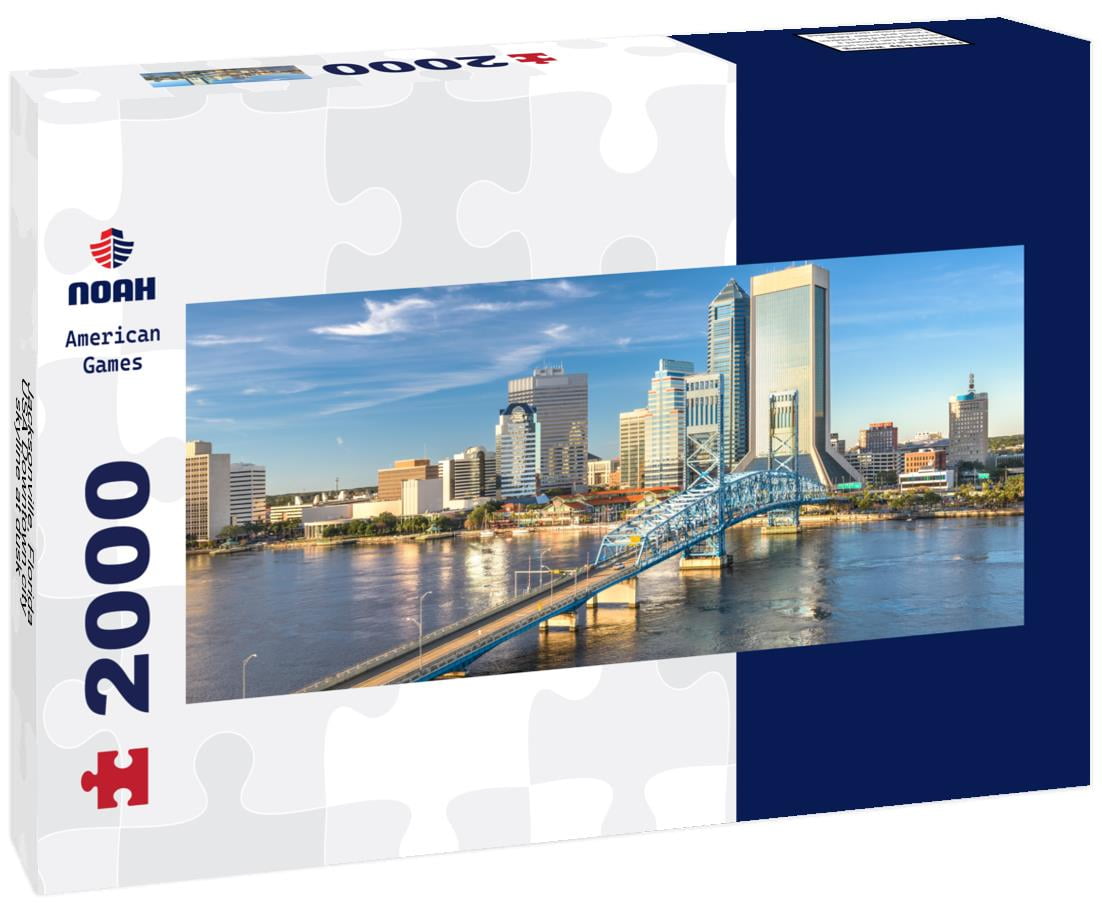 Noah Jigsaw Puzzle Jacksonville, Florida, USA Downtown city skyline at