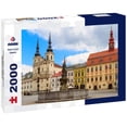 thumbnail image 1 of Jihlava (Iglau) Main Square (Masaryk) with St. Ignatius Church 2000pc Puzzle, 1 of 1