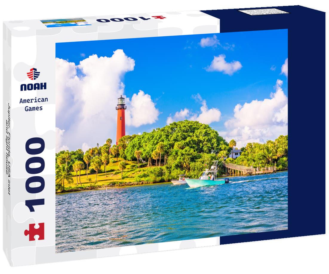 Noah Jigsaw Puzzle Jupiter, Florida, USA inlet and light house 1000