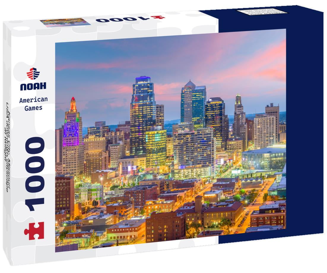 Noah Jigsaw Puzzle - Kansas City Missouri Skyline 1000 Pieces Made In USA