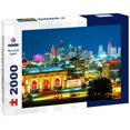 Noah Jigsaw Puzzle Kansas City skyline by night, viewed from Liberty