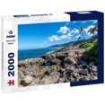 Noah Jigsaw Puzzle Kea'au Beach Park rocky scenes in Oahu Hawaii 2000