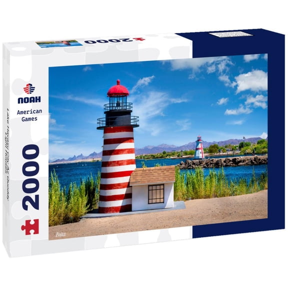 Noah Jigsaw Puzzle Lake Havasu City Az Quoddy Light Houses 2000 pieces