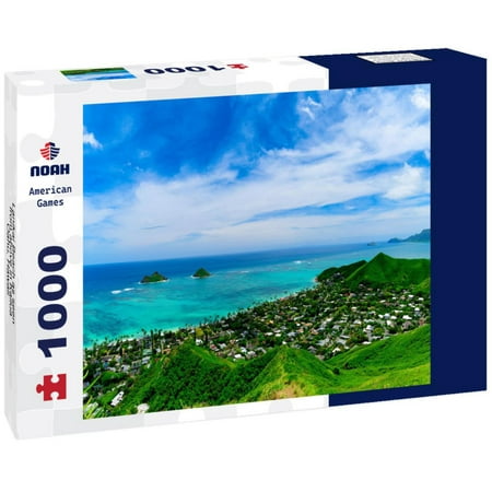 Noah Jigsaw Puzzle Lanikai Beach as seen from above in Kailua, Oahu, Hawaii 1000 pieces