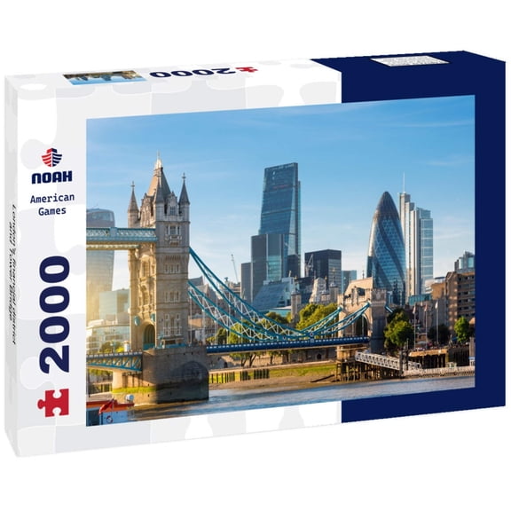 Noah Jigsaw Puzzle London's financial district and Tower Bridge 2000 Pieces