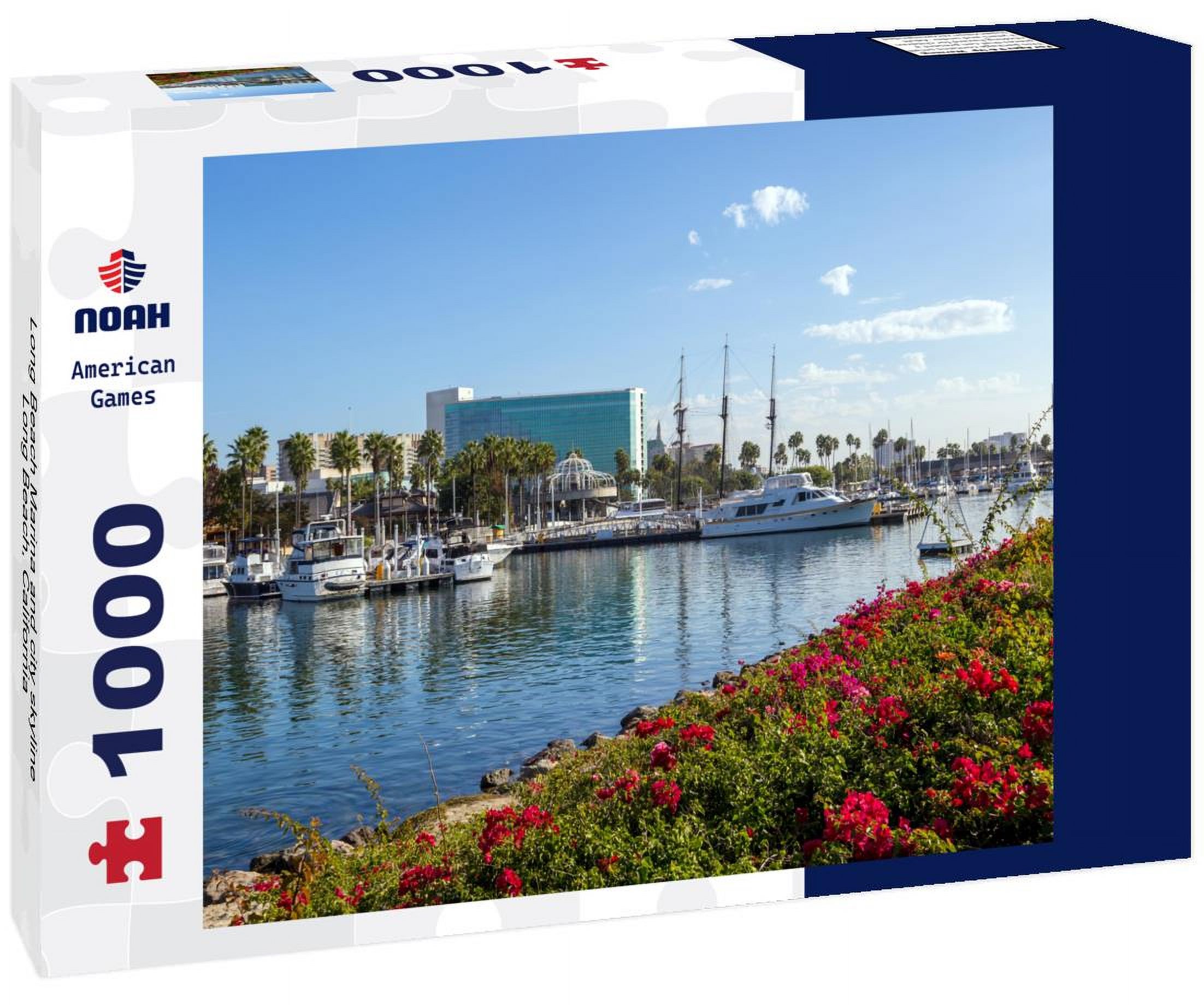Noah Jigsaw Puzzle Long Beach Marina and city skyline, Long Beach