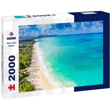Noah Jigsaw Puzzle Luftaufnahme durch Drohne von Waimanalo Beach, Oahu Island, Hawaii, Vereinigte Staaten von Amerika 2000 pieces