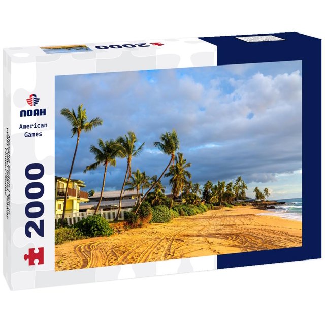 Noah Jigsaw Puzzle Makaha Beach Park in West Oahu Island, Hawaii
