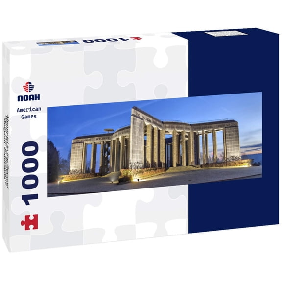 Noah Jigsaw Puzzle Memorial to the Second World War in Bastogne, Belgium, Panorama 1000 Pieces