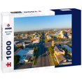 Noah Jigsaw Puzzle Mesa city center aerial view including Church of