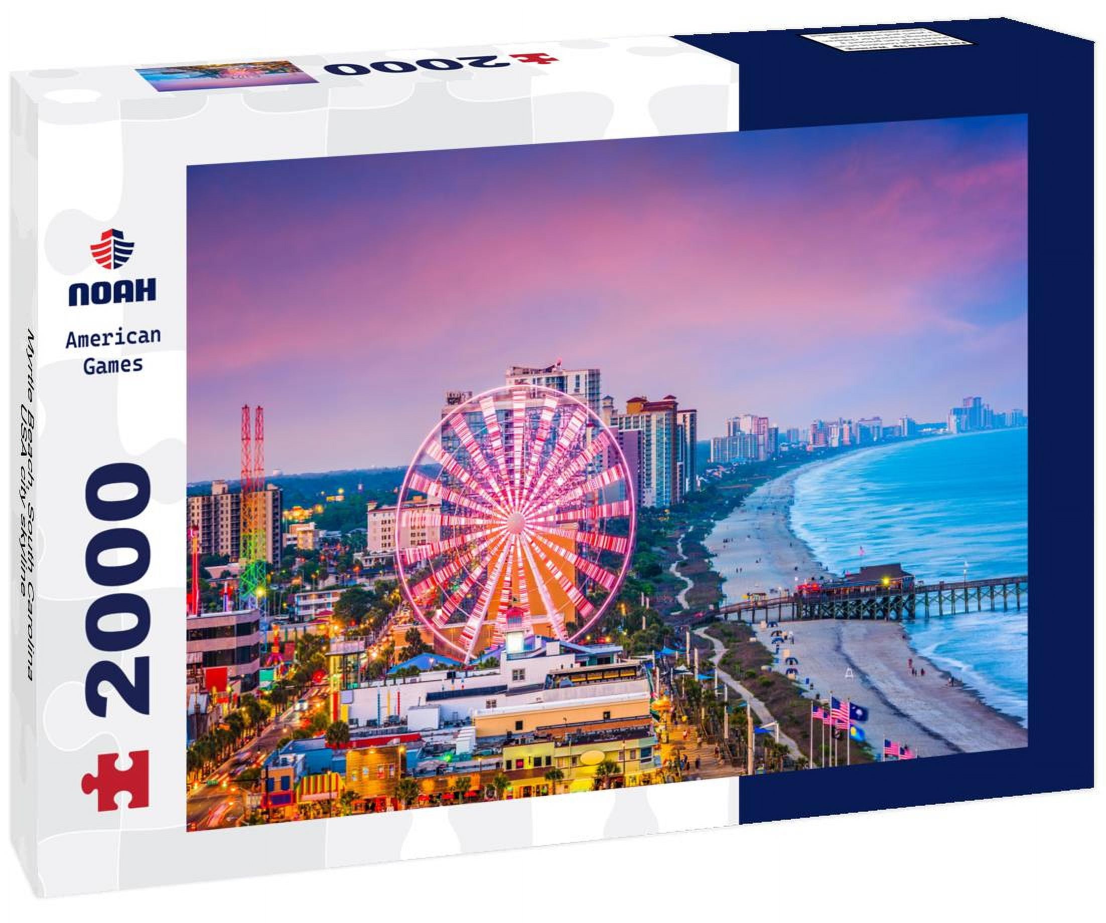 Noah Jigsaw Puzzle Myrtle Beach, South Carolina, USA city skyline 2000