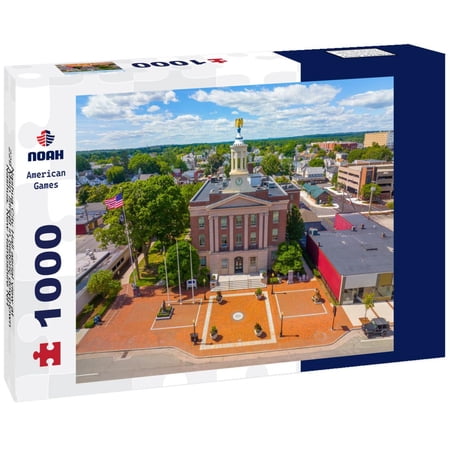 Noah Jigsaw Puzzle Nashua City Hall aerial view at 229 Main Street in historic downtown Nashua, New Hampshire NH 1000 pieces