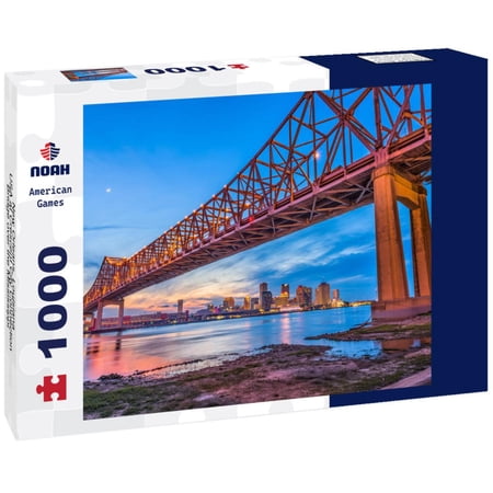 Noah Jigsaw Puzzle New Orleans, Louisiana, USA at Crescent City Connection Bridge over the Mississippi River 1000 pieces
