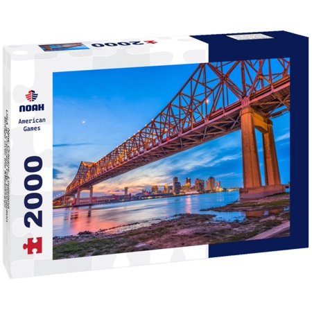Noah Jigsaw Puzzle New Orleans, Louisiana, USA at Crescent City Connection Bridge over the Mississippi River 2000 pieces