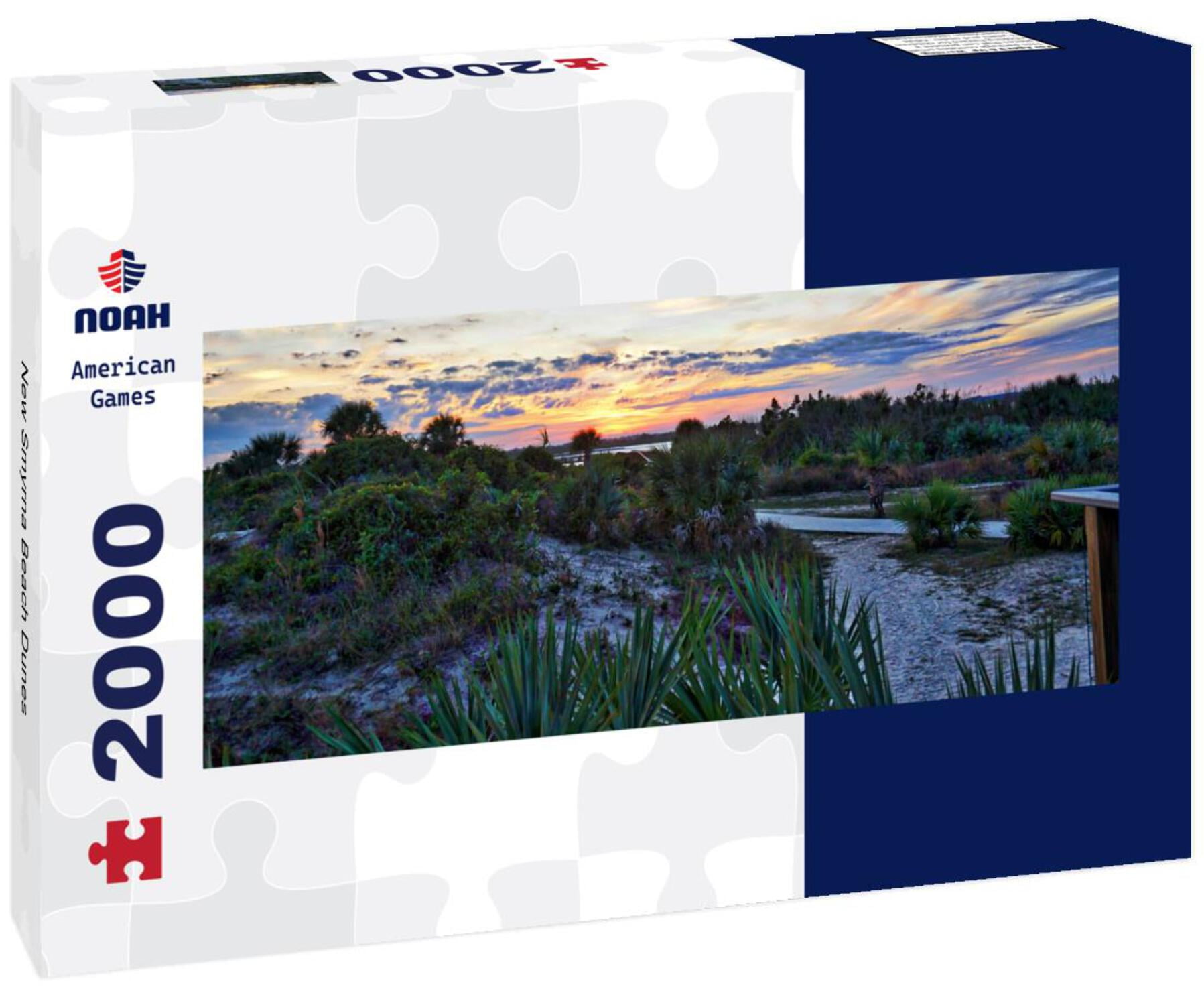 Noah Jigsaw Puzzle New Smyrna Beach Dunes panorama 2000 pieces
