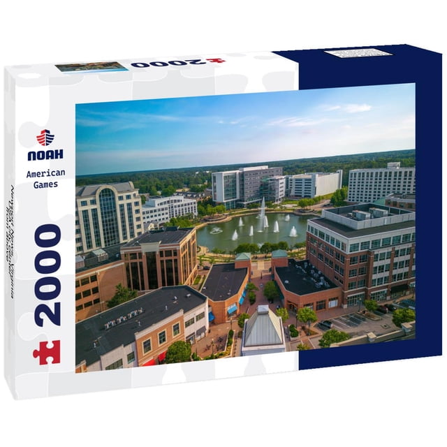 Noah Jigsaw Puzzle Newport News, Virginia, USA city center from above 2000 pieces