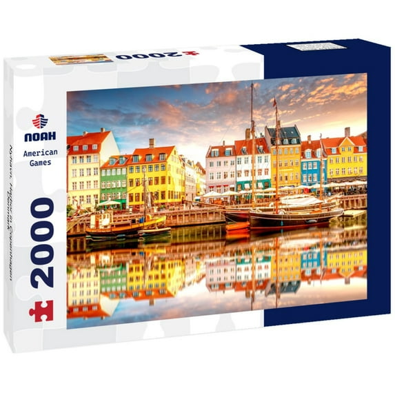 Nyhavn, Harbor in Copenhagen, Denmark 2000pc Puzzle