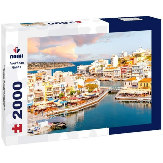 Old city of Agios Nikolaos, Island Crete, Greece 2000pc Puzzle