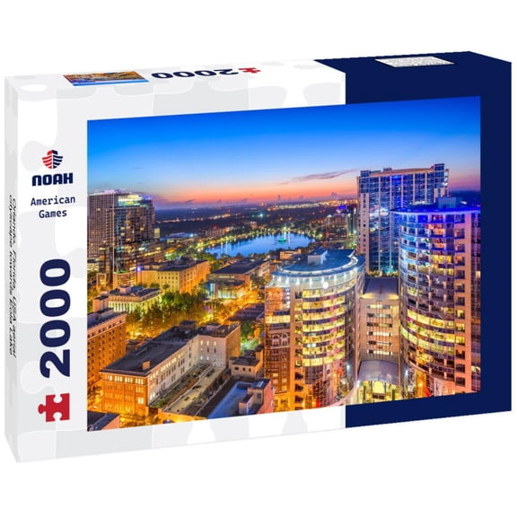Noah Jigsaw Puzzle Orlando, Florida, USA aerial cityscape towards Eola Lake 2000 pieces