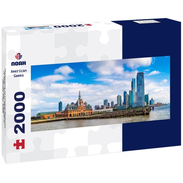 Noah Jigsaw Puzzle Panorama of Central Railroad of New Jersey Terminal