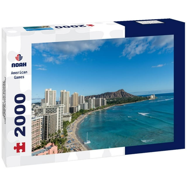 Noah Jigsaw Puzzle Panoramasicht auf den Strand von Waikiki, Honolulu