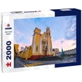 thumbnail image 1 of the Metropolitan Cathedral of the Immaculate Conception in the center of the city of Xalapa with a beautiful orange sunrise in the background 2000pc Puzzle, 1 of 1