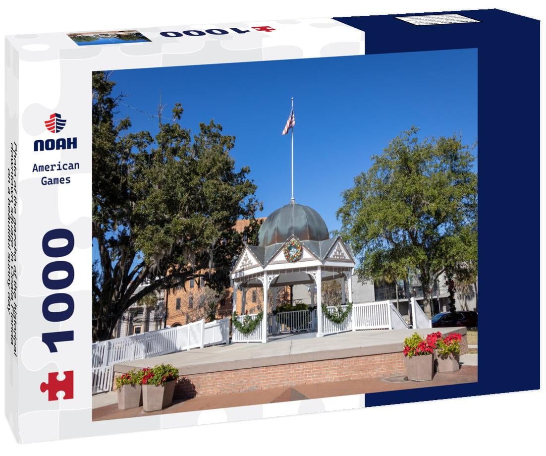 Noah Jigsaw Puzzle Photo of the gazebo of the historical downtown