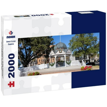 Noah Jigsaw Puzzle Photo of the gazebo of the historical downtown square in Ocala Florida on a beautiful sunny day panorama 2000 pieces