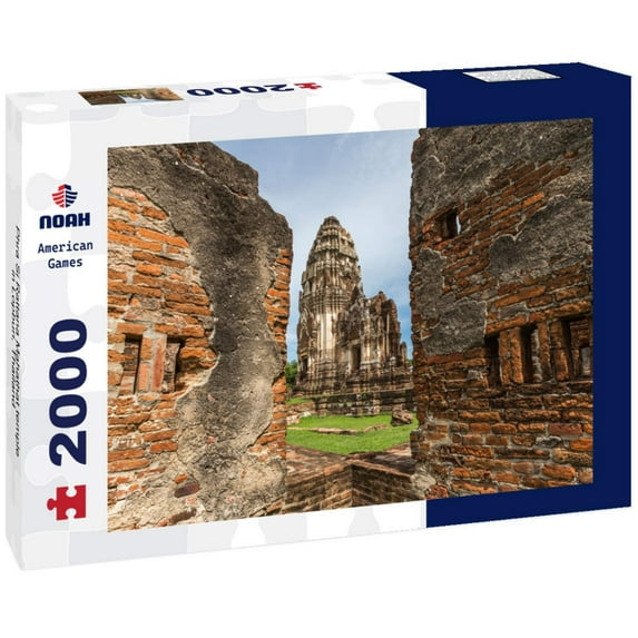 Noah Jigsaw Puzzle Phra Si Rattana Mahathat temple in Lopburi, Thailand 2000 Pieces