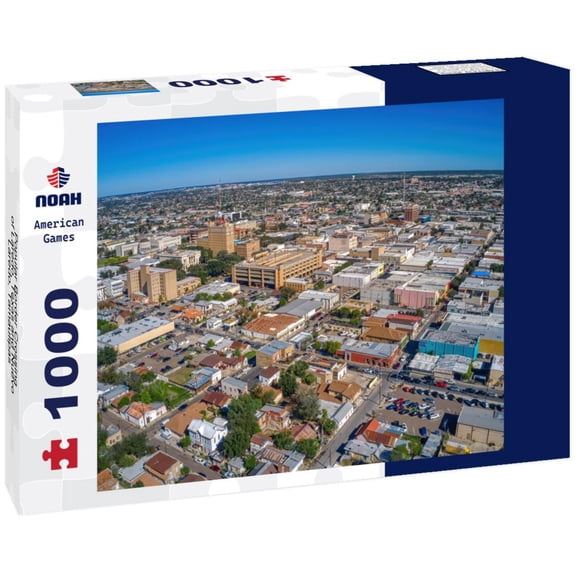 Noah Jigsaw Puzzle Popular Border Crossing of Laredo, Texas and Nuevo Laredo, Tamaulipas 1000 pieces