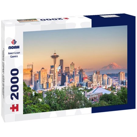 Noah Jigsaw Puzzle Portland, Oregon, USA downtown skyline with Mt. Hood at dawn 2000 pieces