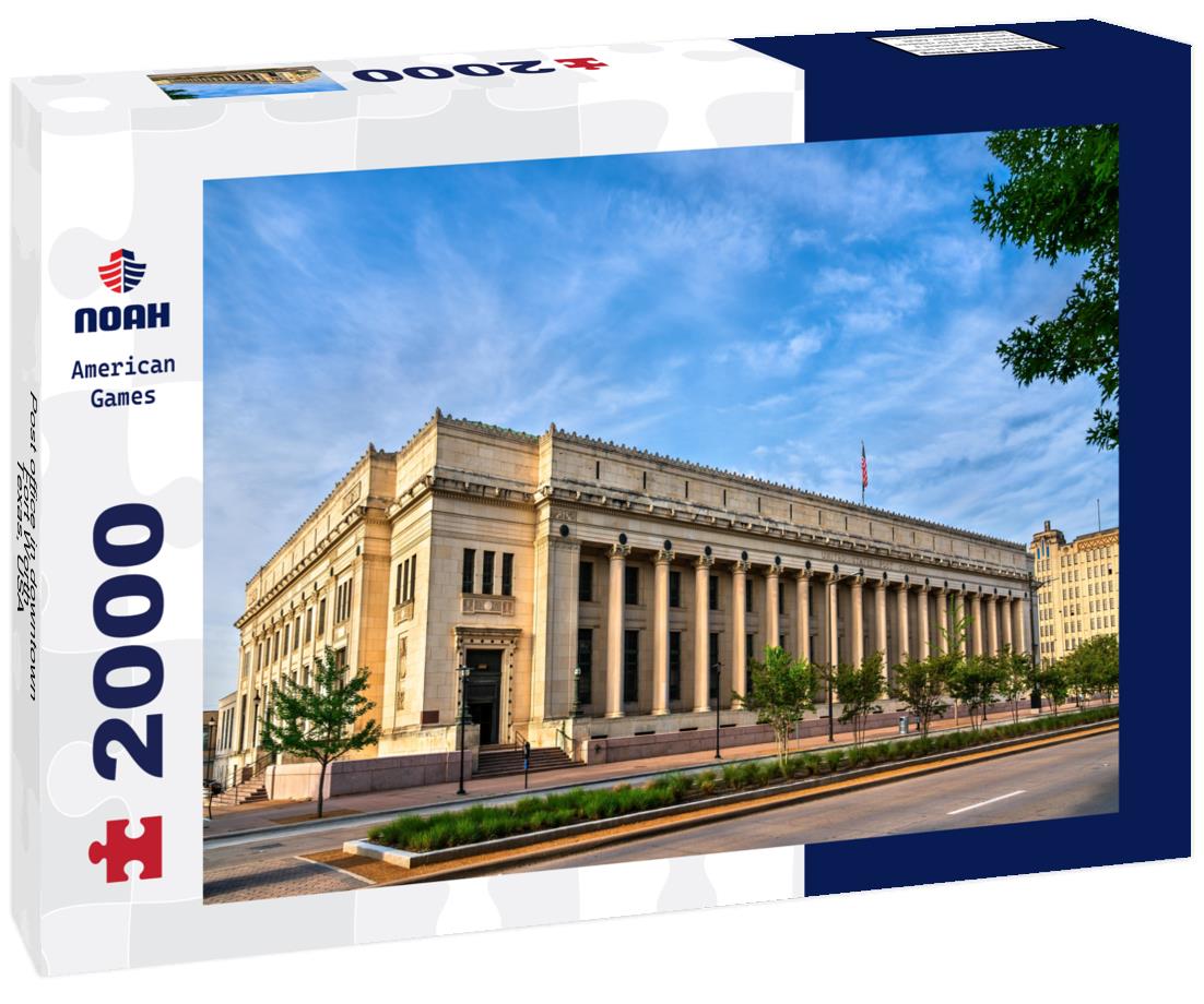 Noah Jigsaw Puzzle Post office in downtown Fort Worth Texas, USA 2000