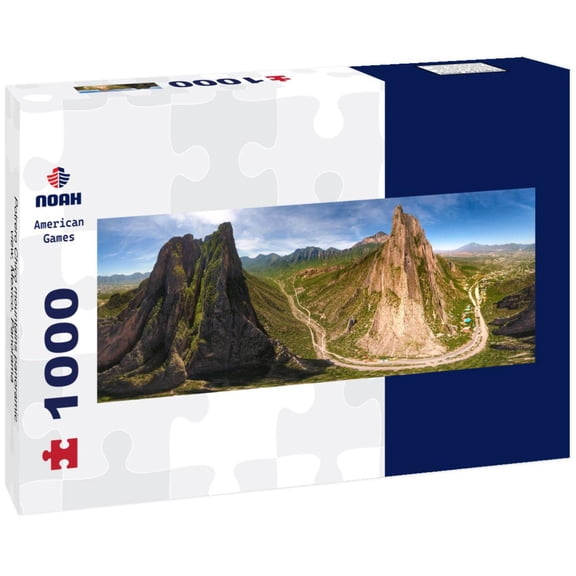 Noah Jigsaw Puzzle Potrero Chico mountains panoramic view, Mexico, Panorama Panorama 1000 Pieces