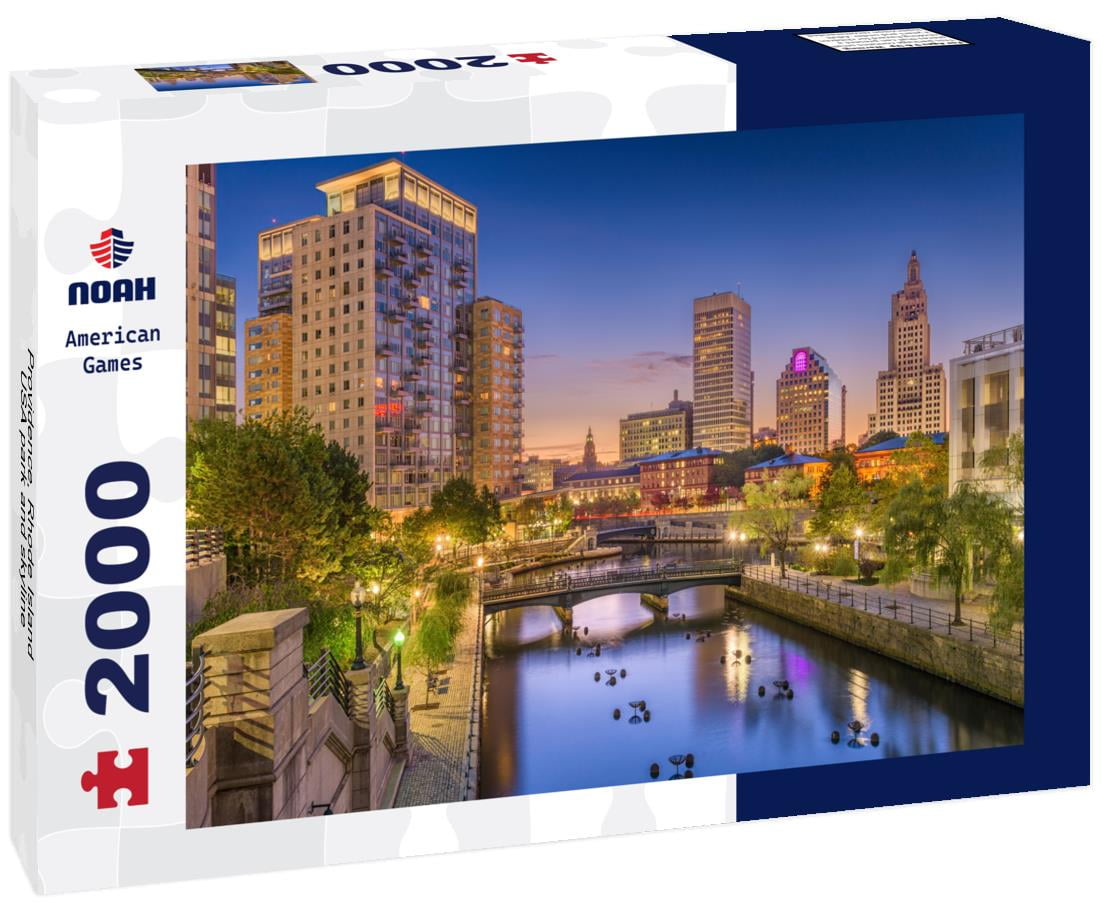 Noah Jigsaw Puzzle Providence, Rhode Island, USA park and skyline 2000