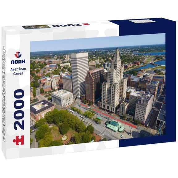 Noah Jigsaw Puzzle Providence modern city aerial view in downtown providence, Rhode Island RI 2000 pieces