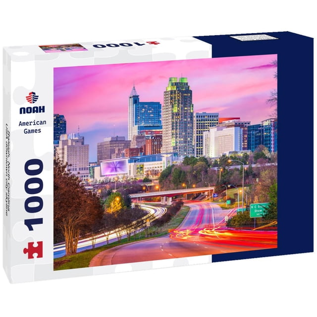 Noah Jigsaw Puzzle Raleigh, North Carolina, USA downtown city skyline