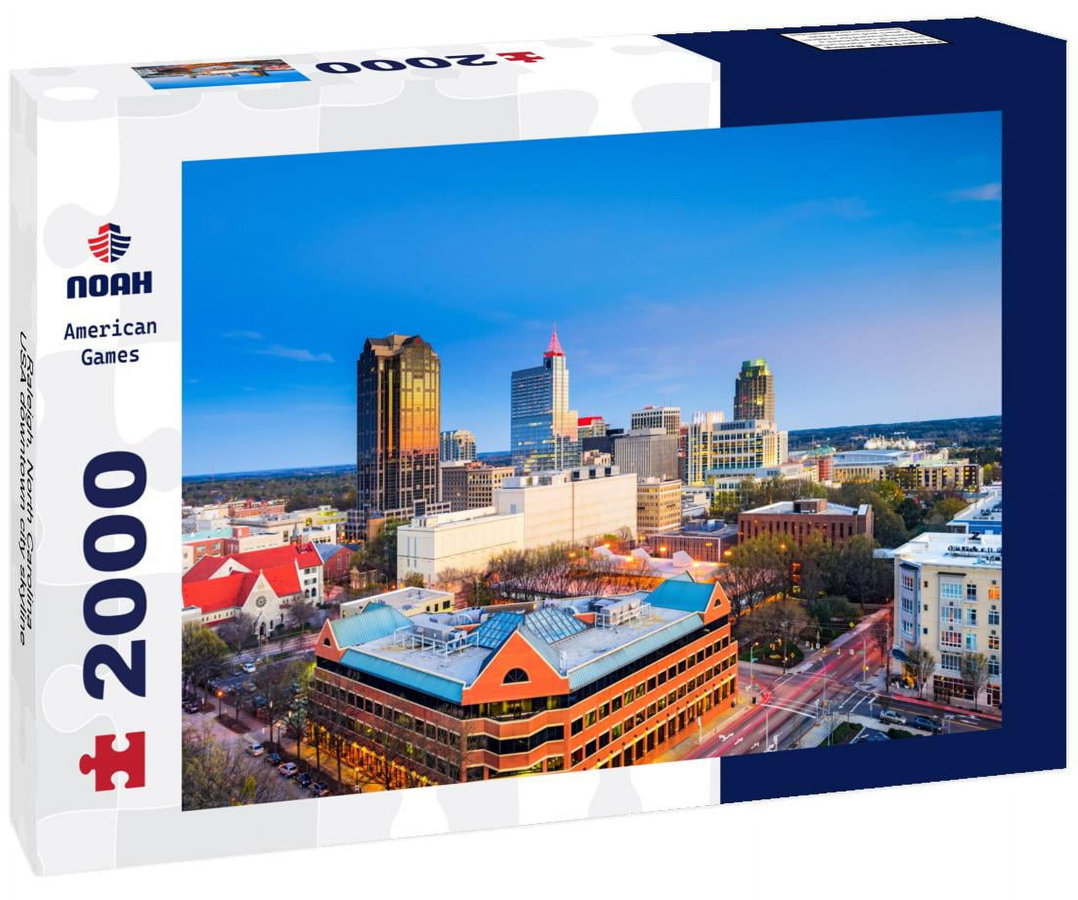 Noah Jigsaw Puzzle Raleigh, North Carolina, USA downtown city skyline