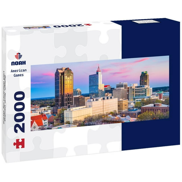 Noah Jigsaw Puzzle Raleigh, North Carolina, USA downtown city skyline