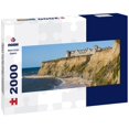thumbnail image 1 of Noah Jigsaw Puzzle Resort auf dem Gipfel von erodierten Klippen und Sandstrand, Pazifischer Ozean, Half Moon Bay, Kalifornien panorama 2000 pieces, 1 of 2